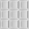 Ceilume Westminster 2ft x 2ft White Ceiling Tile V1-WEST-22WTO